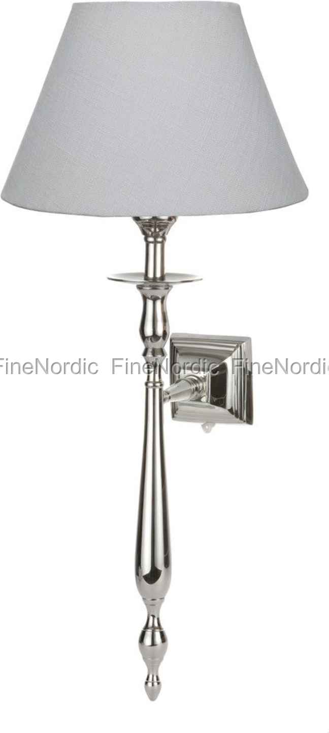 Lene Bjerre Wandlampe Gisele Silber H 57 Cm Ohne Schirm