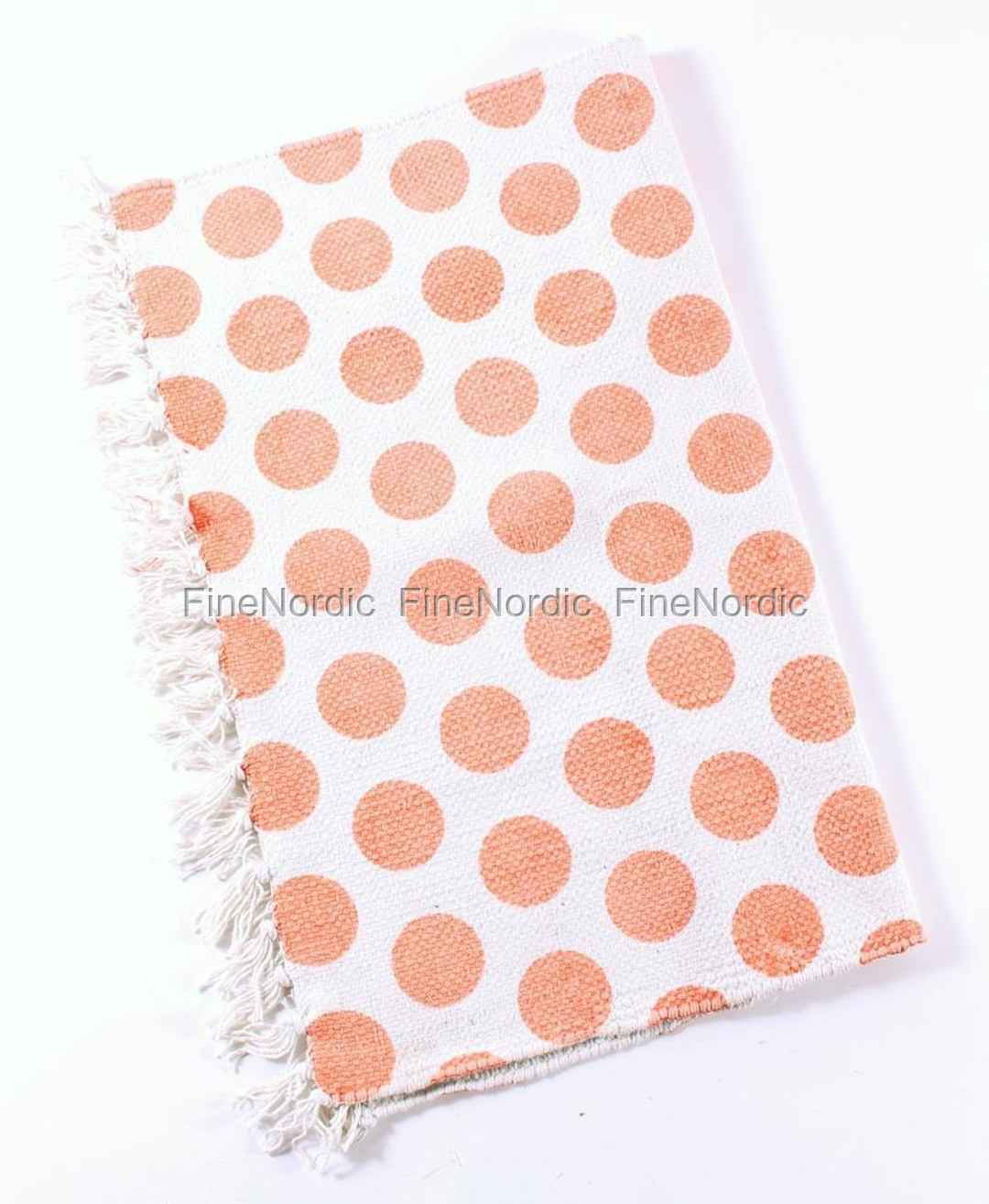 La Finesse Teppich Mit Punkten Rug164 Baumwolle 60 X 90 Cm