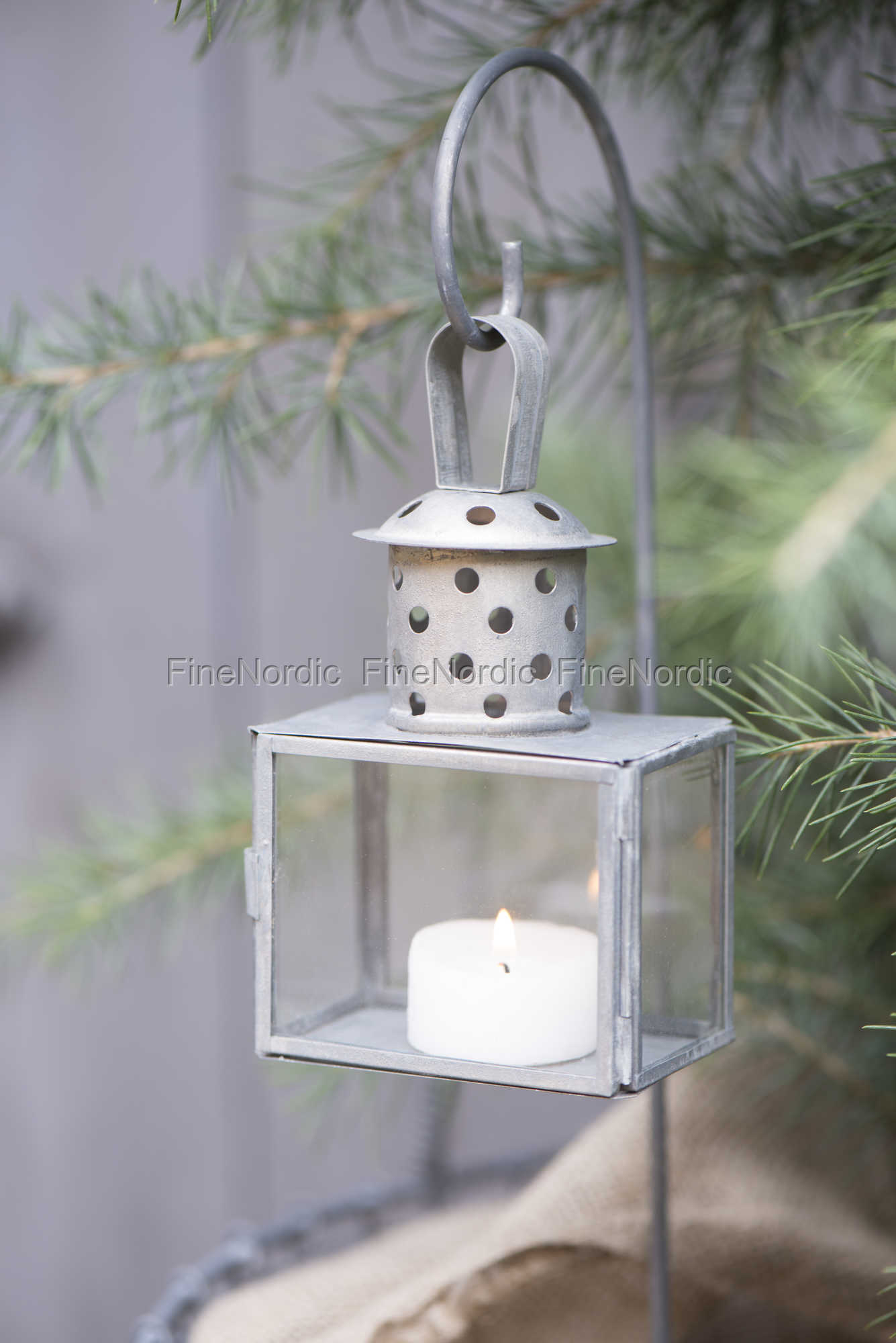 Ib Laursen Laternenhalter Grau