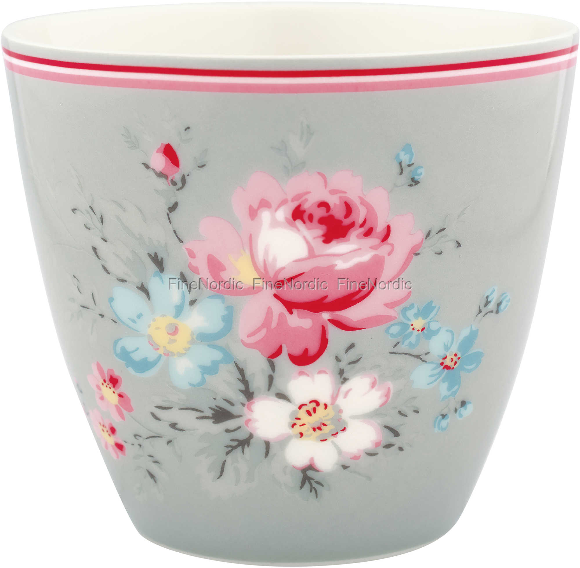 GreenGate Stoneware Latte Cup Marie Grey