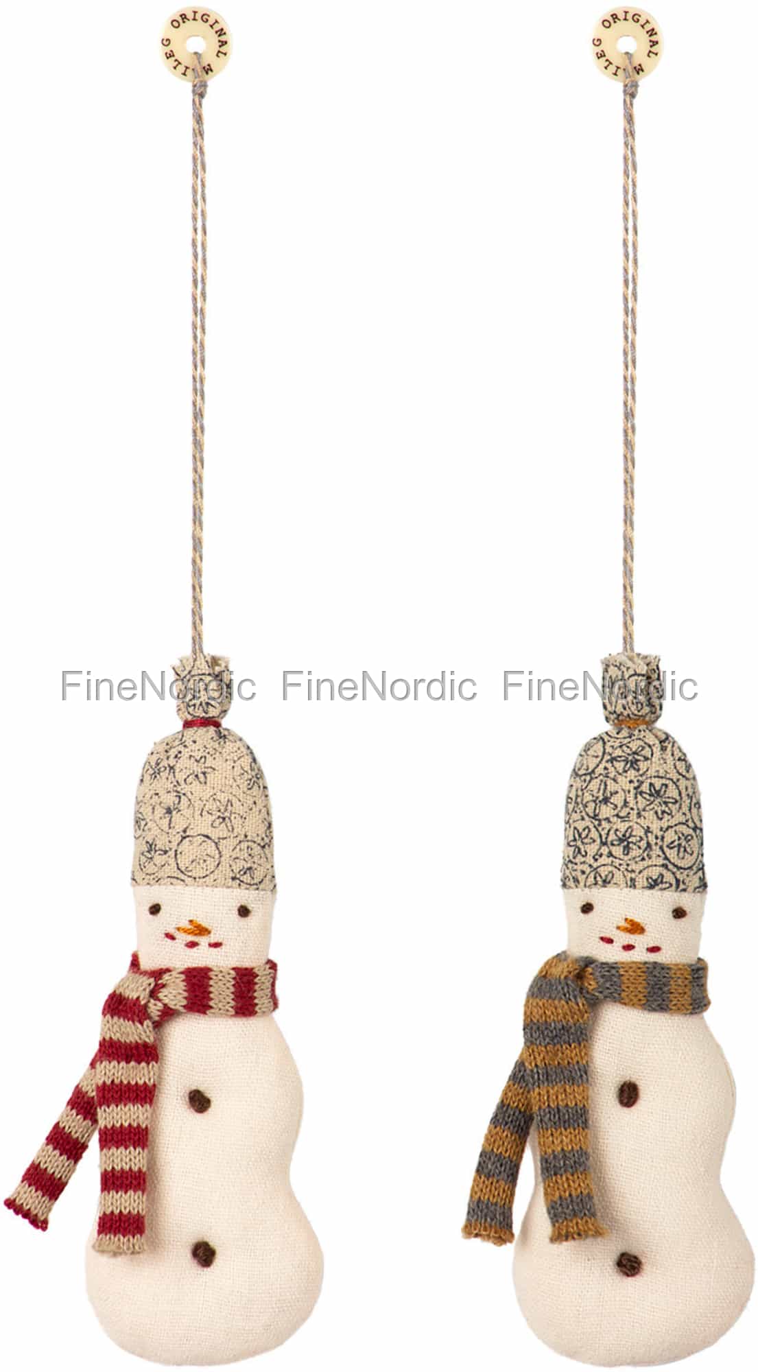 Abbott Collection Mini-Strumpf Mit Schneemann - Wollfilz, Handgefertigt In Nepal, 19,1 Cm, Weihnachtsdekoration