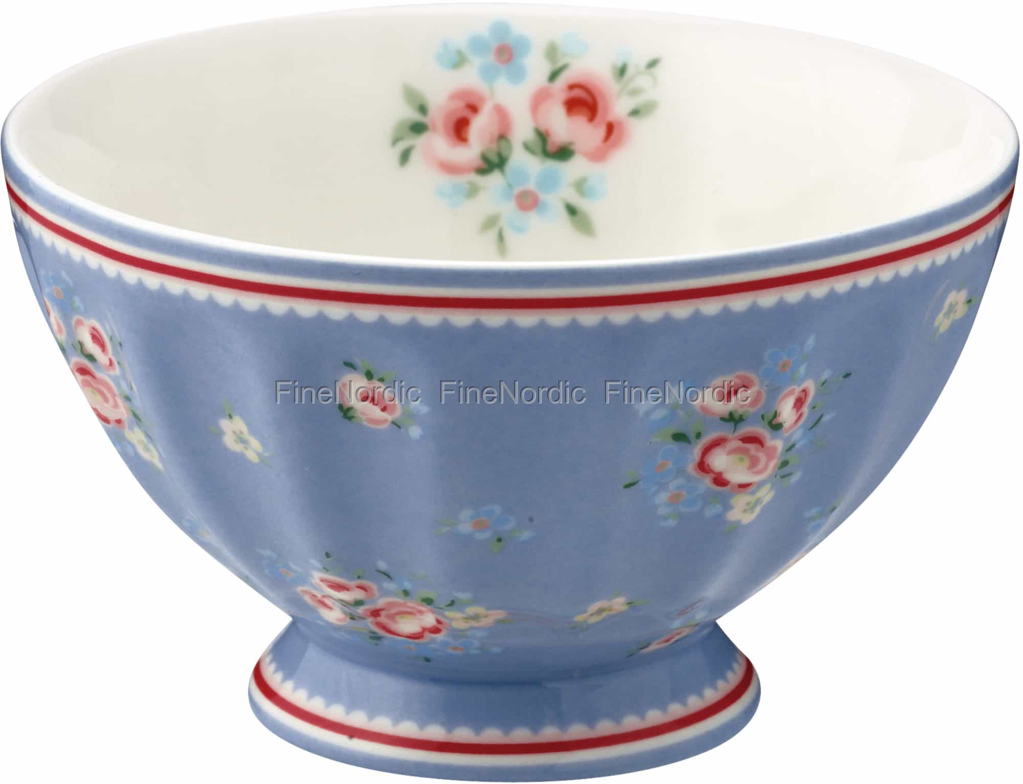 GreenGate Schüssel French Bowl Medium Nicoline Dusty Blue