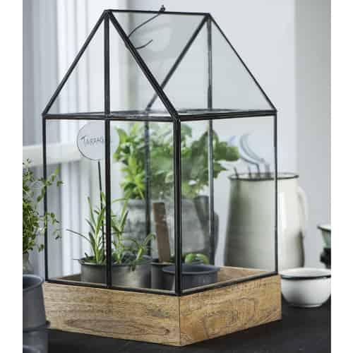 Ib Laursen Gewächshaus Schwarz Klein