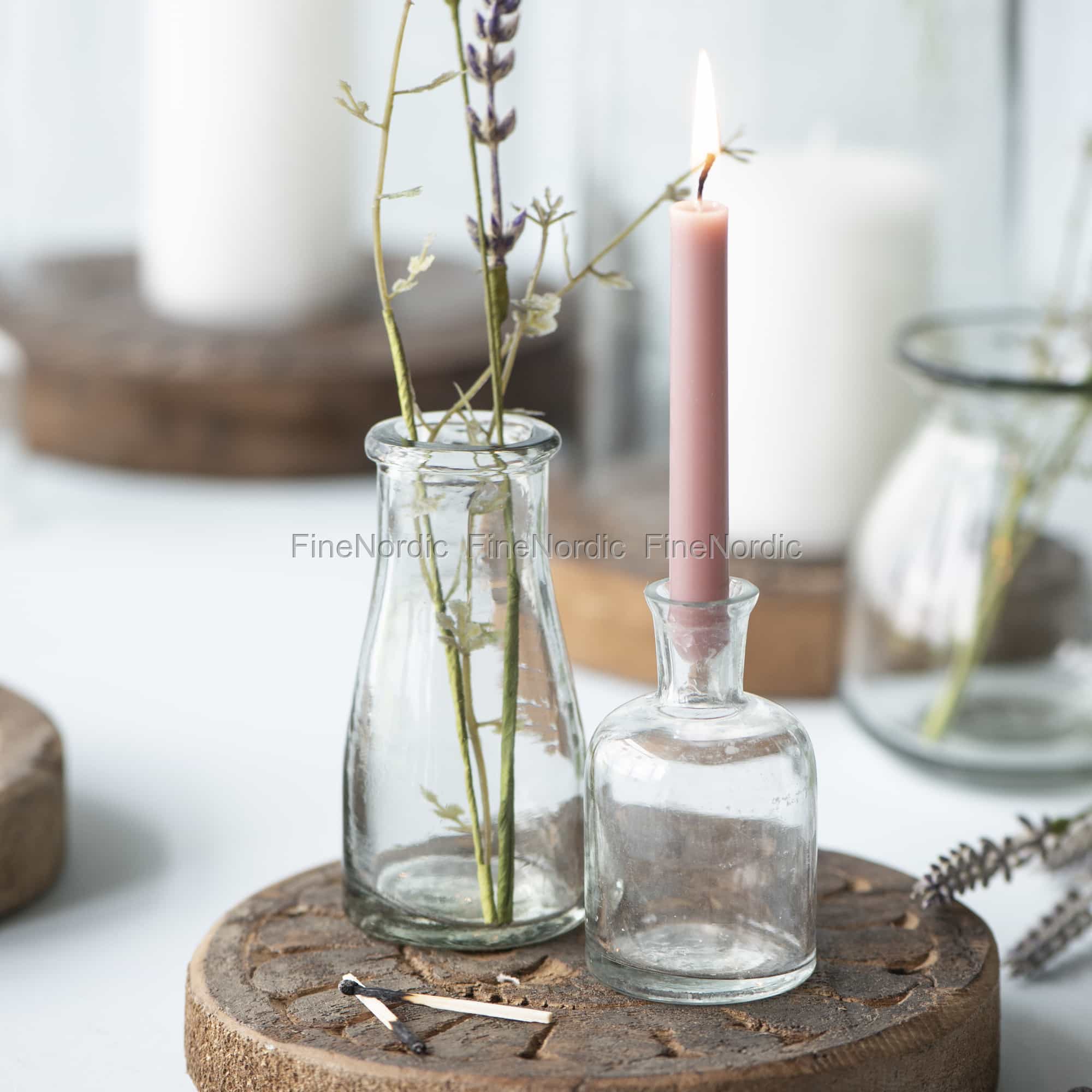 Handgefertigte Salz & Ruda Kerzen - 3er Set Esoterik Kerzen (2x20cm) Für Energie Reinigung