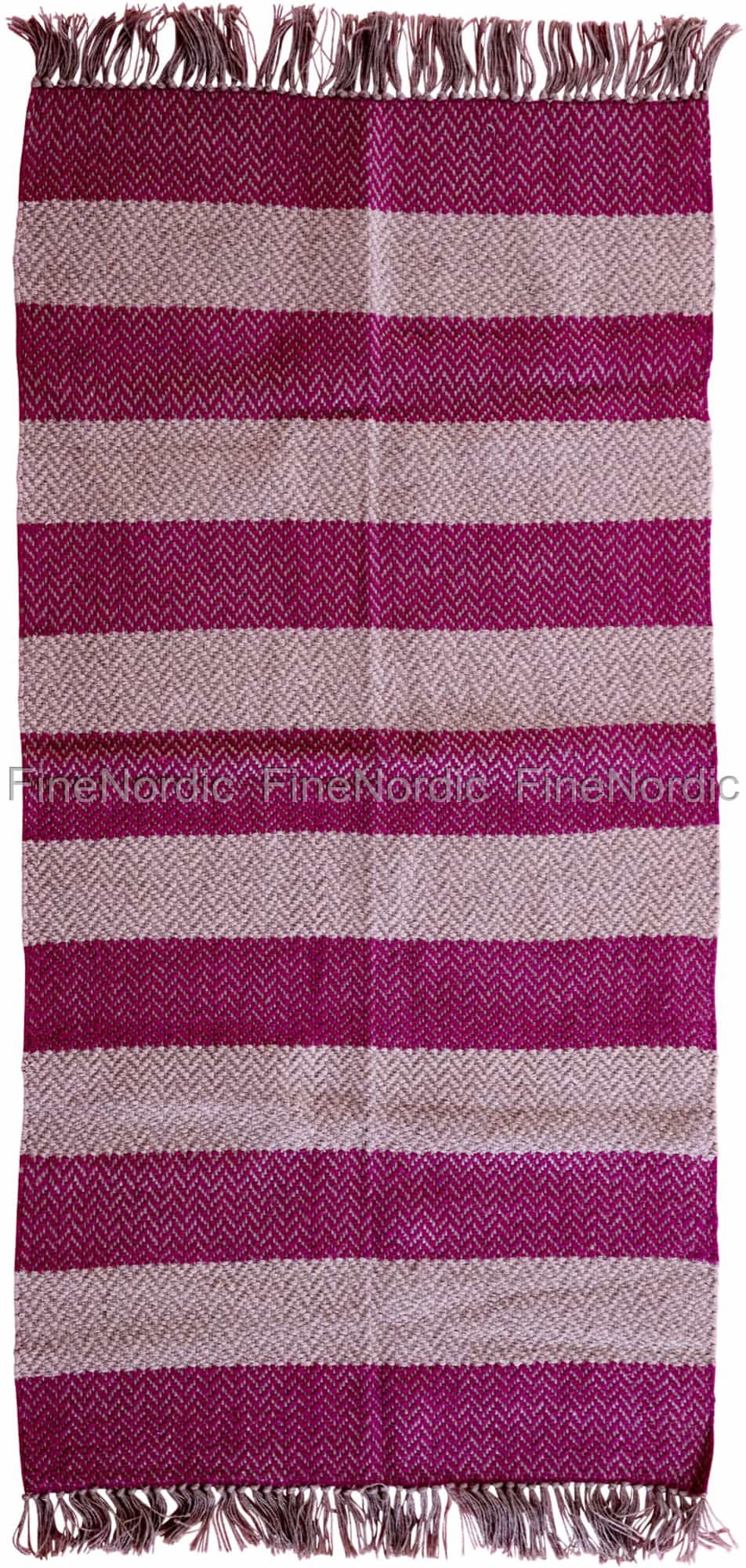 Rice Baumwolle/Jute Teppich - Gemischte Farbe