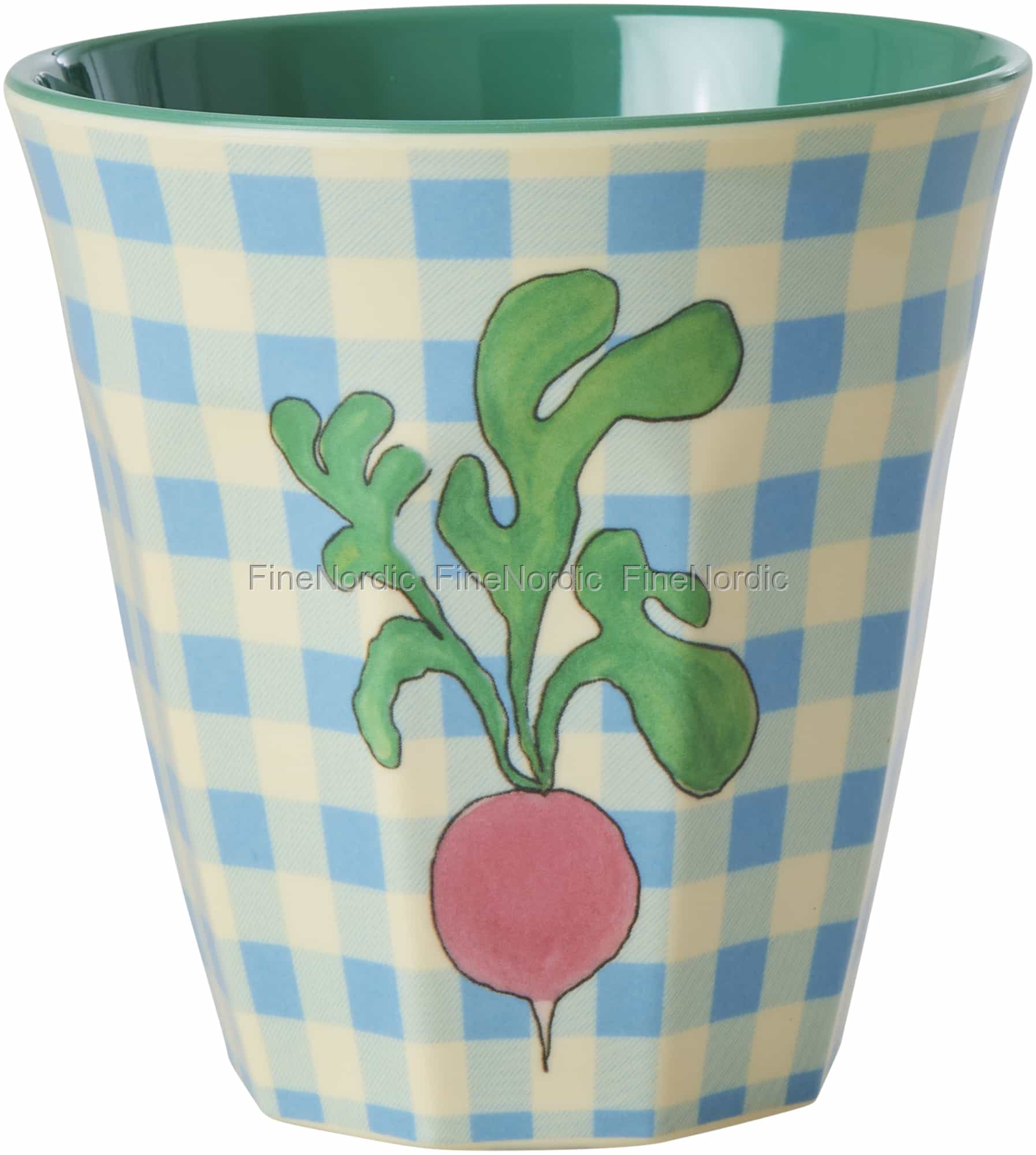 Rice DK Melaminbecher Mittel – Lupinen-Blumen Print, BPA-frei, 9x9x6 Cm, Perfekt Für Picknick & Party