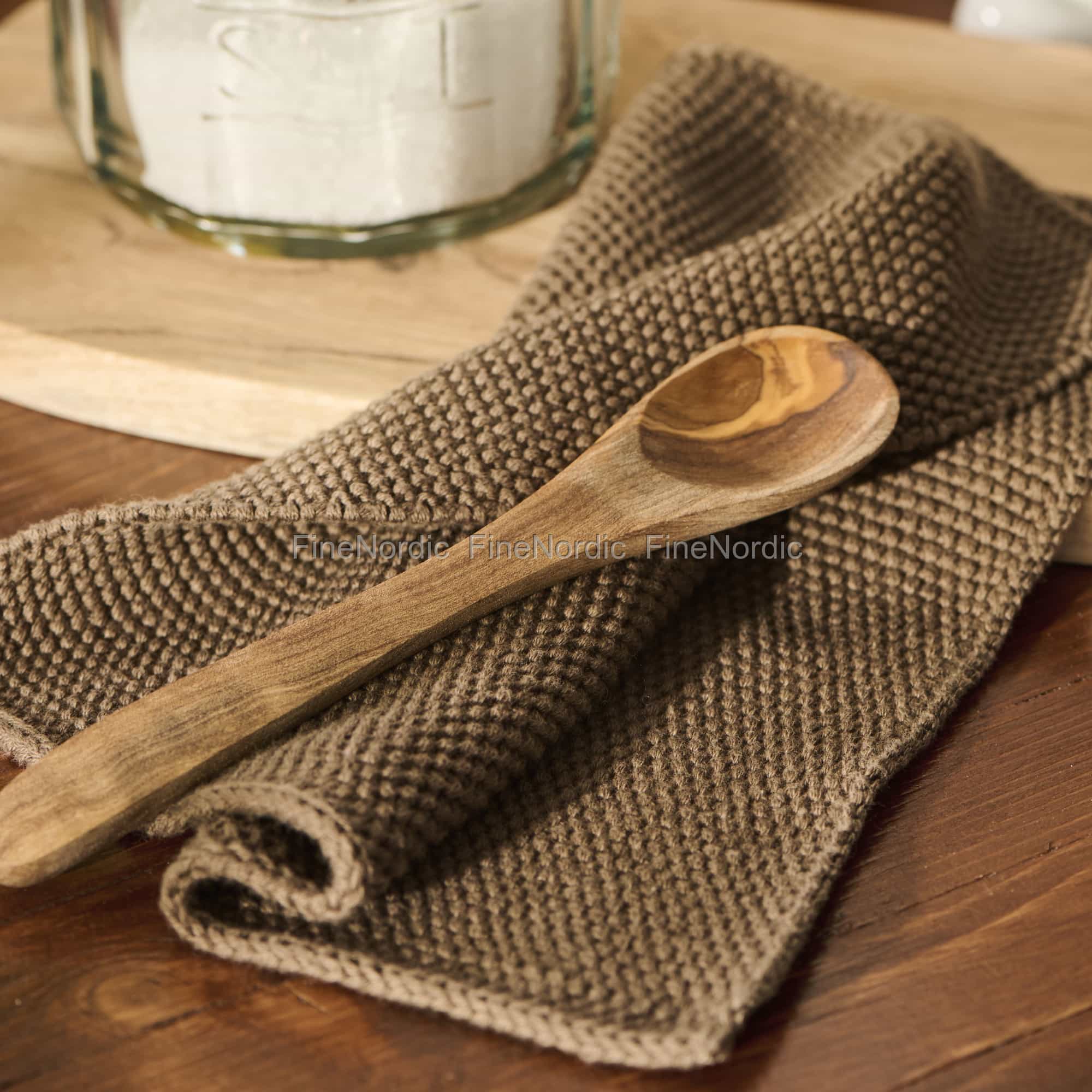 IB Laursen Spüllappen 'Mynte' Moosgrün - 25x25cm Baumwolle