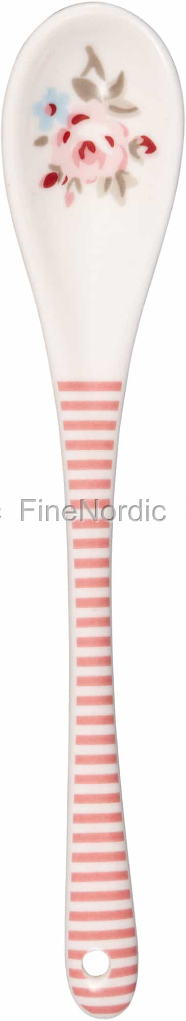 GreenGate Löffel Helen Blau Gestreift 15,5cm - Porzellan Teelöffel & Zuckerlöffel