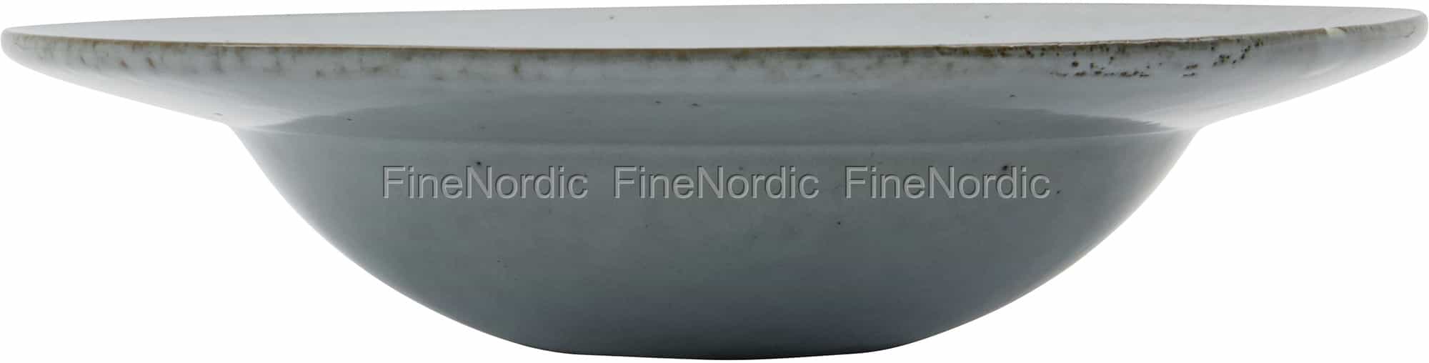 House Doctor Becher Rustic – Handgefertigte Keramiktasse, Grau/blau, 9 Cm Hoch